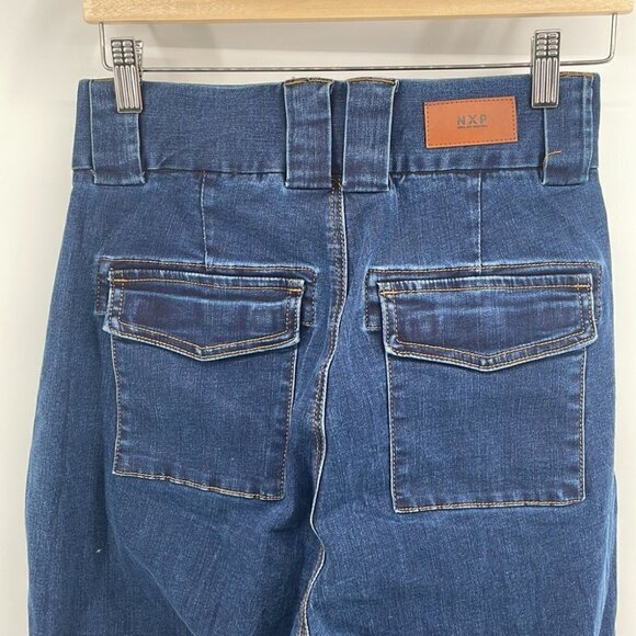 NXP Nena & Pasadena highrise wide leg pant parachute pants Revolve NWT sz 6 - Picture 8 of 12